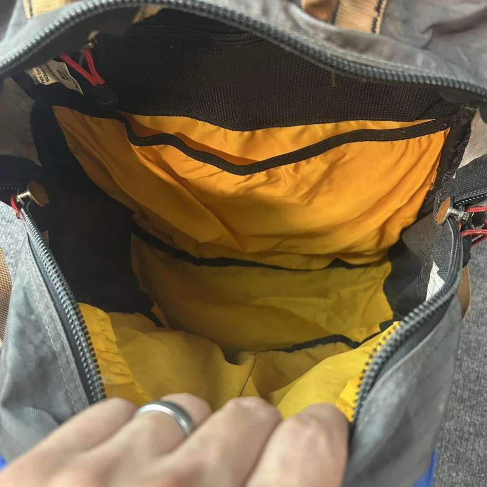 Marmot Talus Backpack Blue Hiking Pack Mens One Size Nylon Hip Belt Zip Outdoor